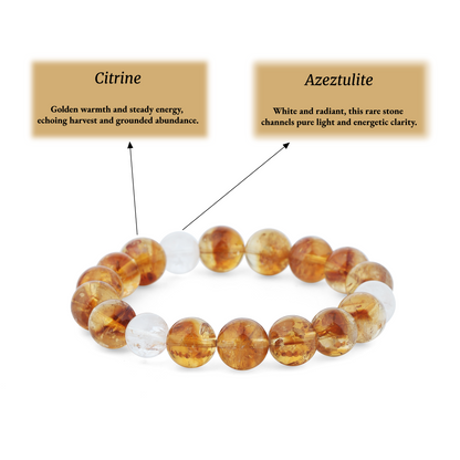 Earth - Presence and Support · Citrine - Stone of Steadfastness