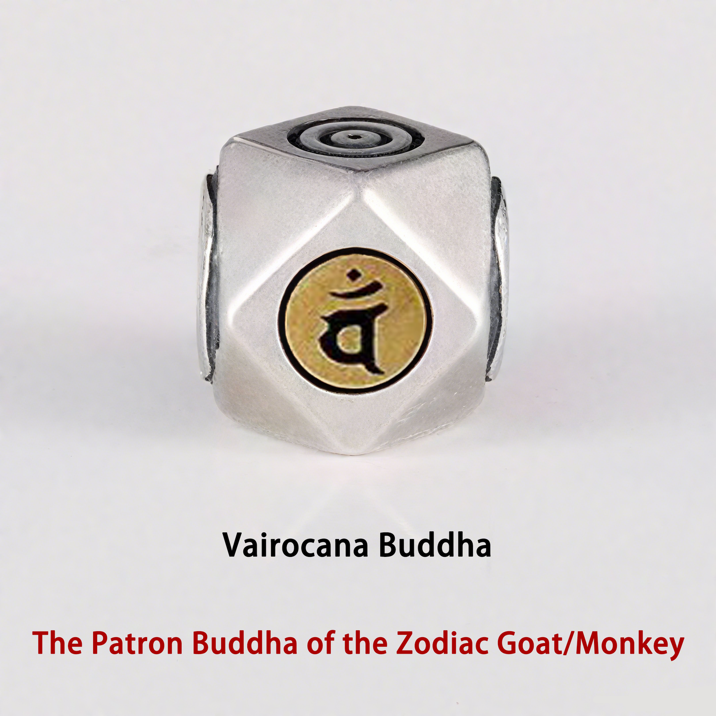Braided Bracelet Protecting for Zodiac Goat/Monkey by Vairocana Buddha