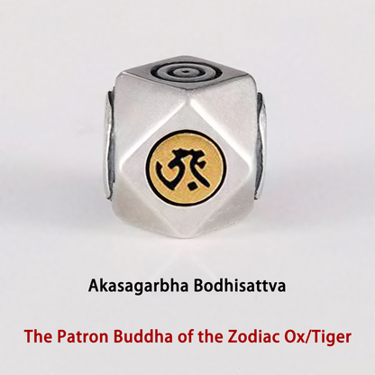 Braided Bracelet Protecting for Zodiac Ox/Tiger by Akasagarbha Bodhisattva