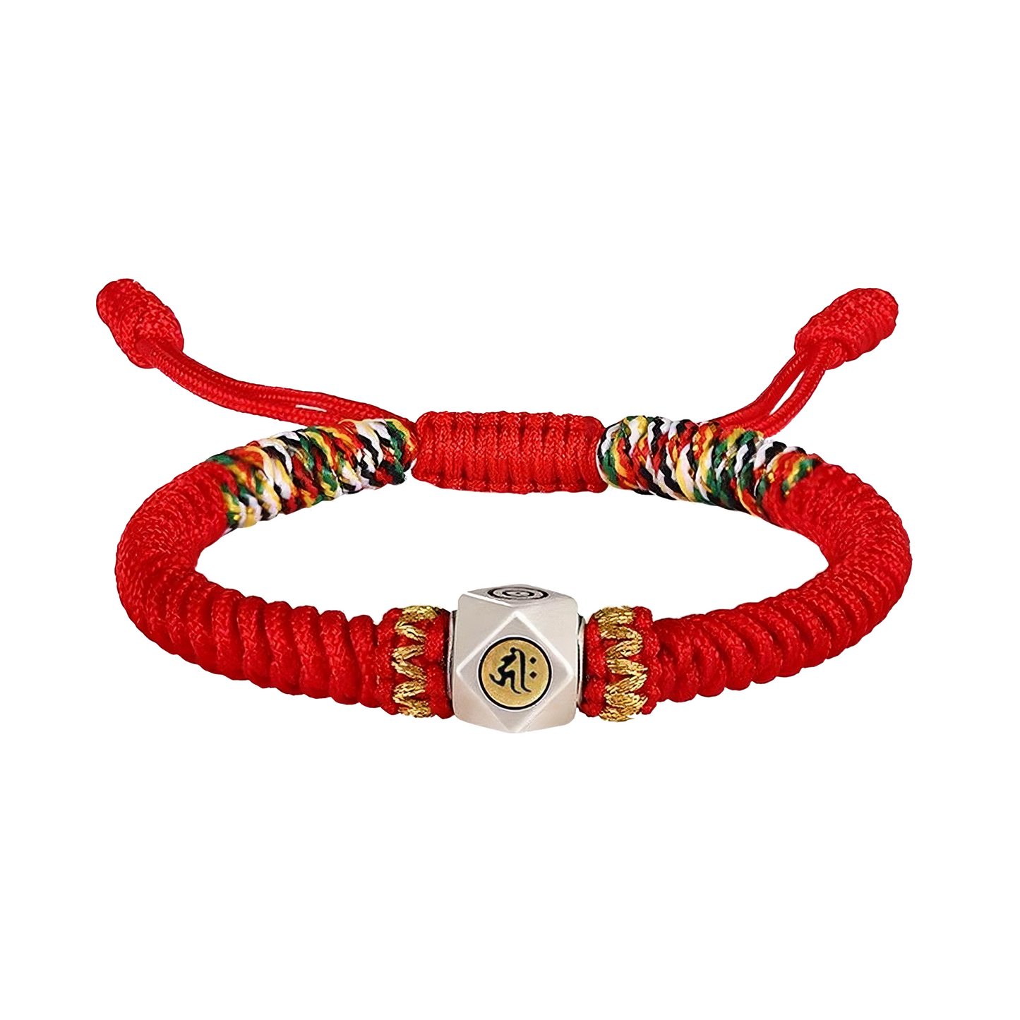 Braided Bracelet Protecting for Zodiac Rat by Thousand-Armed Guanyin