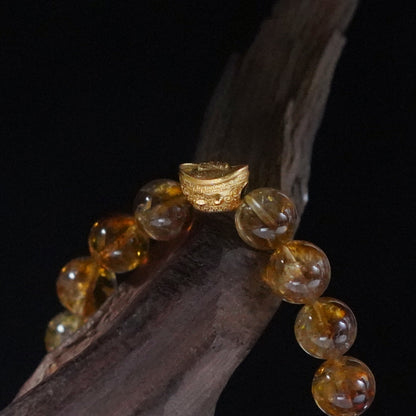 Wealth-Yellow Phantom Quartz-Earth