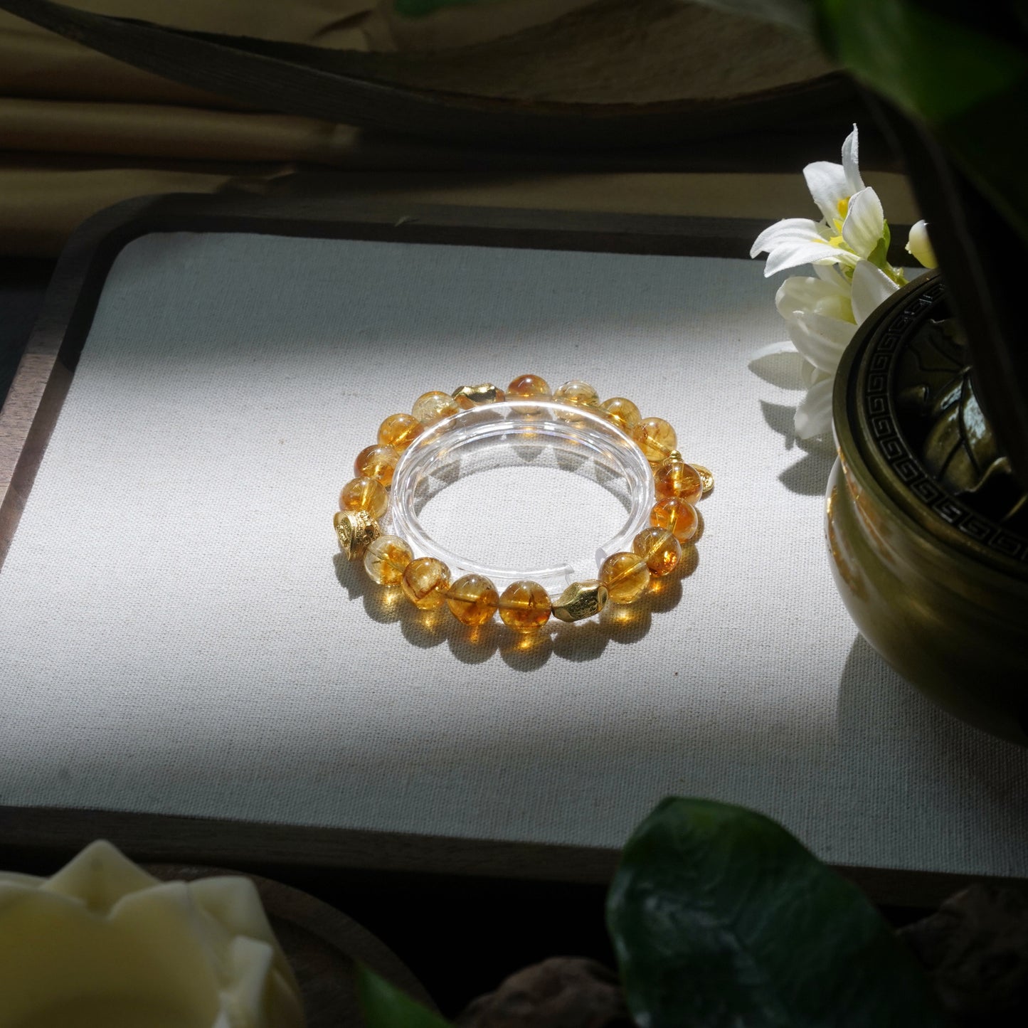 Wealth-Yellow Phantom Quartz-Earth