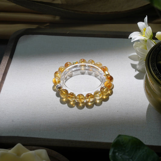 Wisdom-Yellow Phantom Quartz-Earth