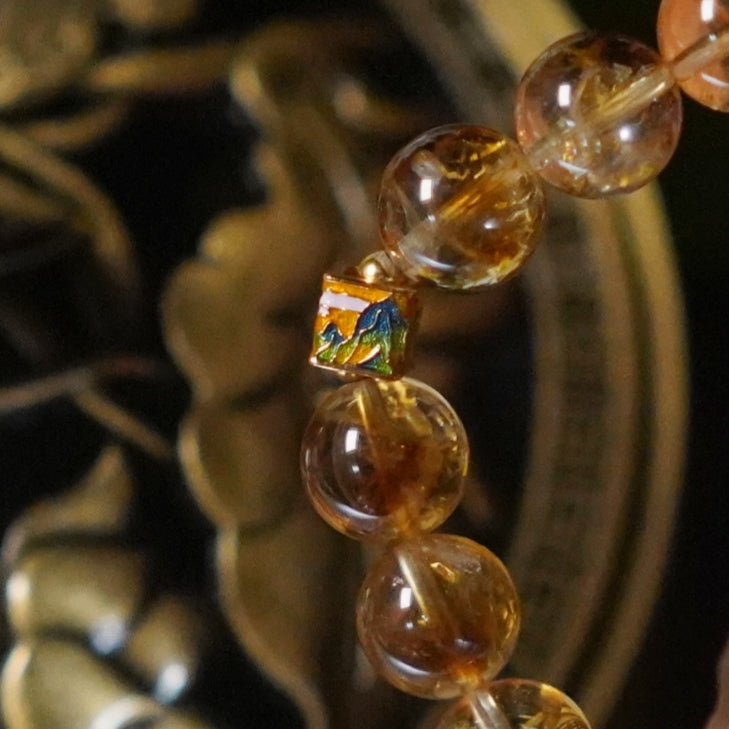 Wisdom-Yellow Phantom Quartz-Earth