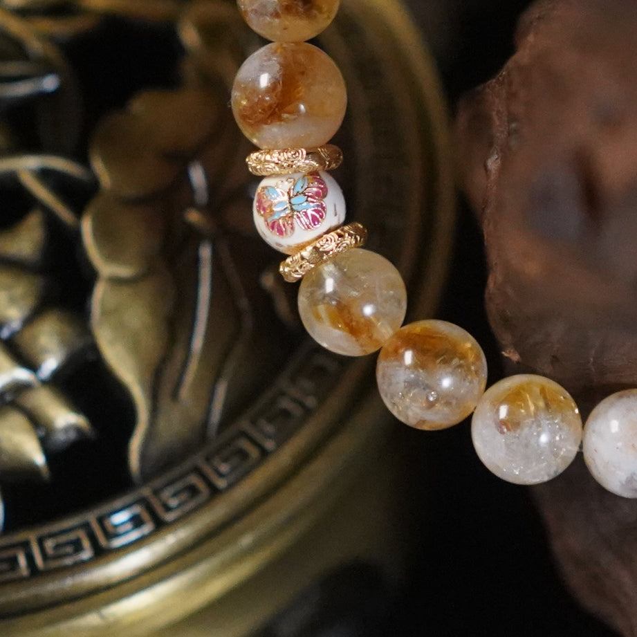 Wellness-Feathered Yellow Quartz-Earth