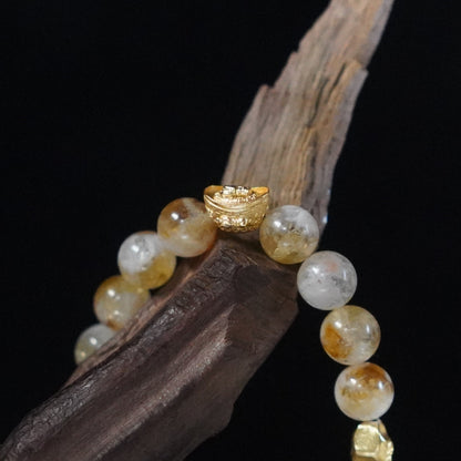 Wealth-Feathered Yellow Quartz-Earth