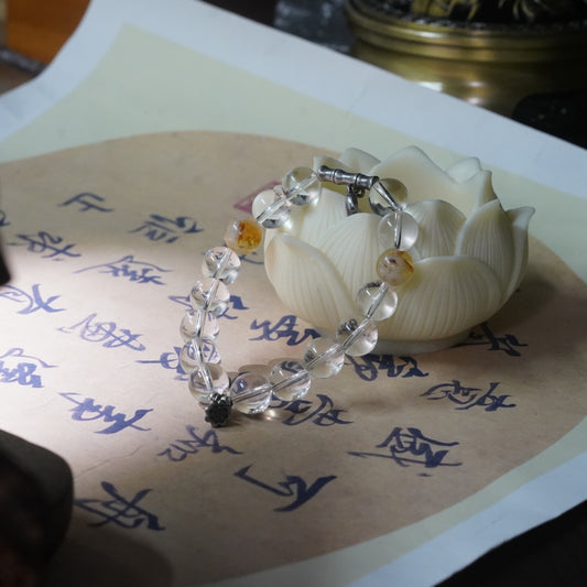 Purification-Feathered Yellow Quartz-Earth