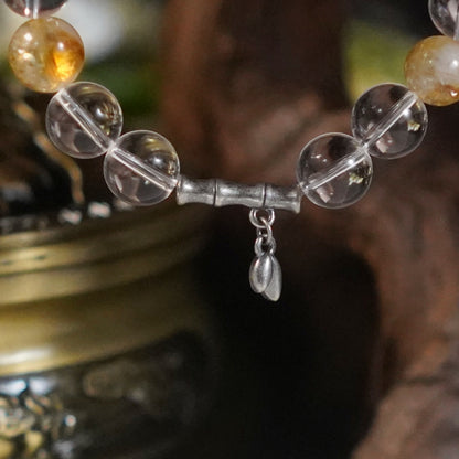 Purification-Feathered Yellow Quartz-Earth