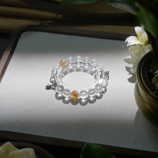 Purification-Feathered Yellow Quartz-Earth