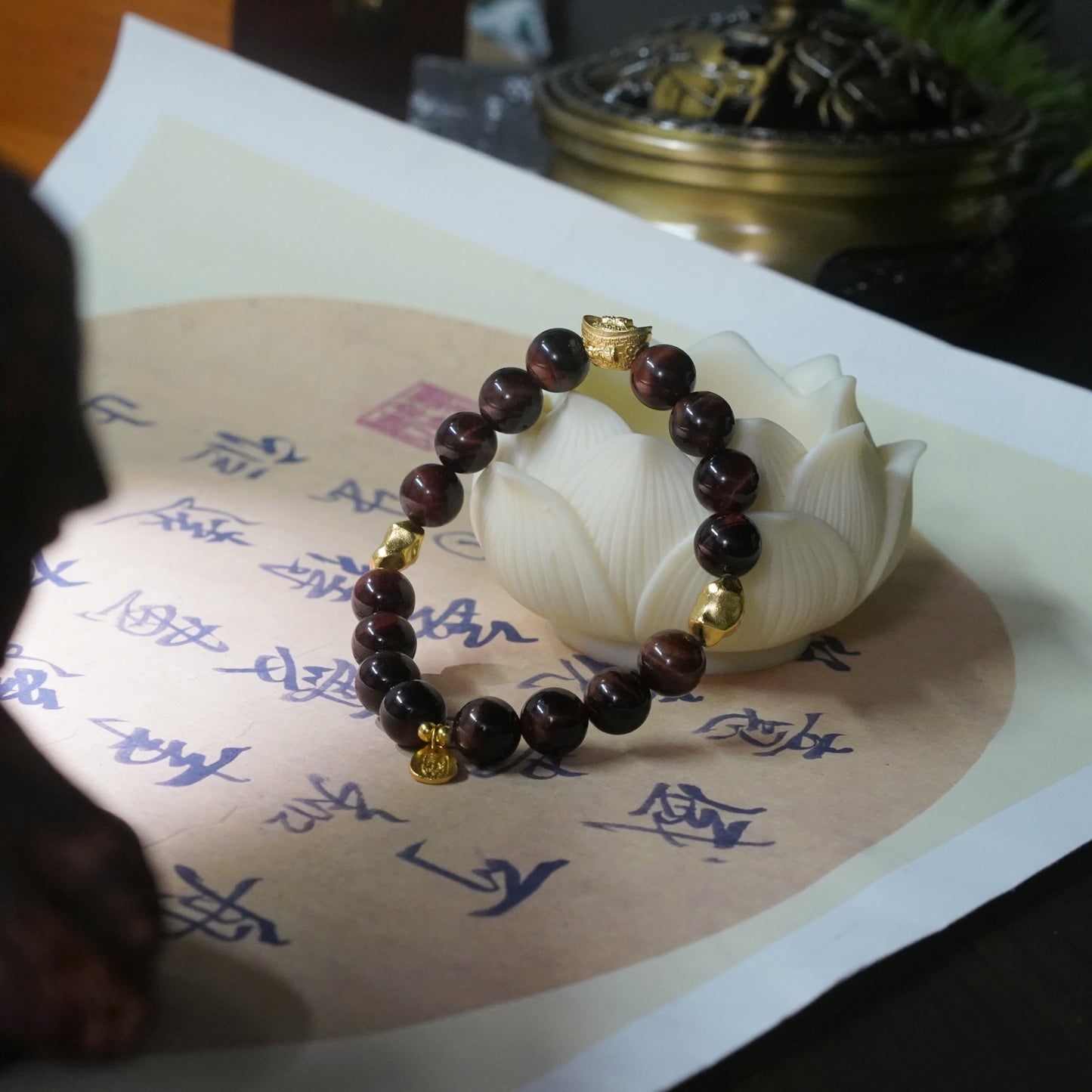 Wealth-Red Tiger's Eye-Fire