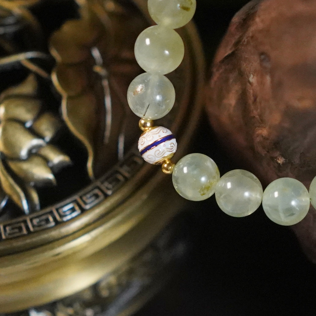 Wisdom-Prehnite-Wood