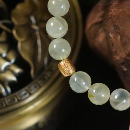 Wisdom-Prehnite-Wood