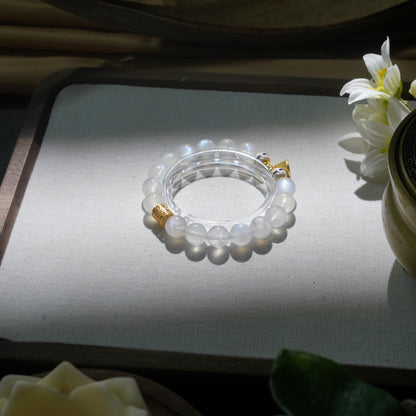 Protection-Blue Moonstone-Metal