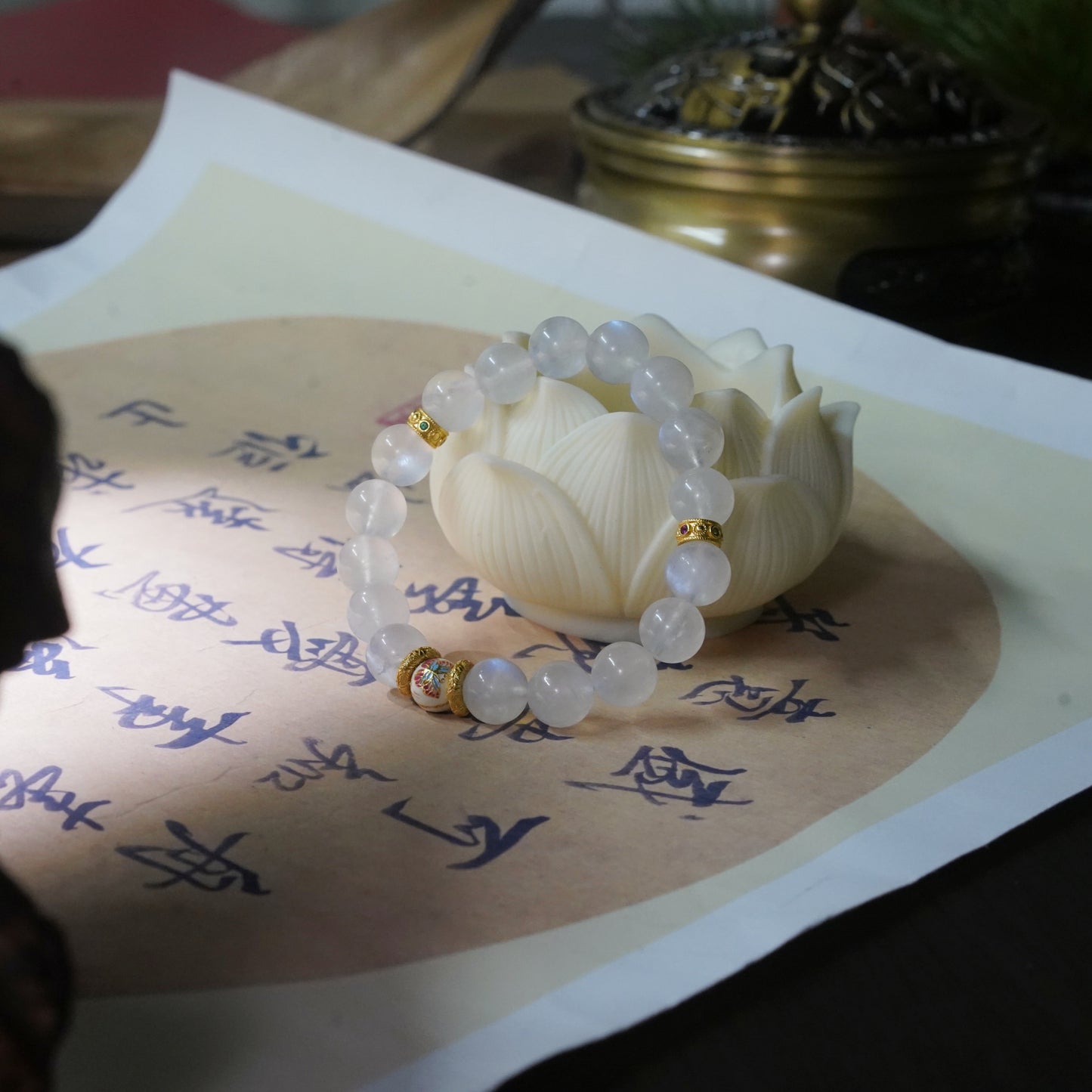 Wellness-Blue Moonstone-Metal