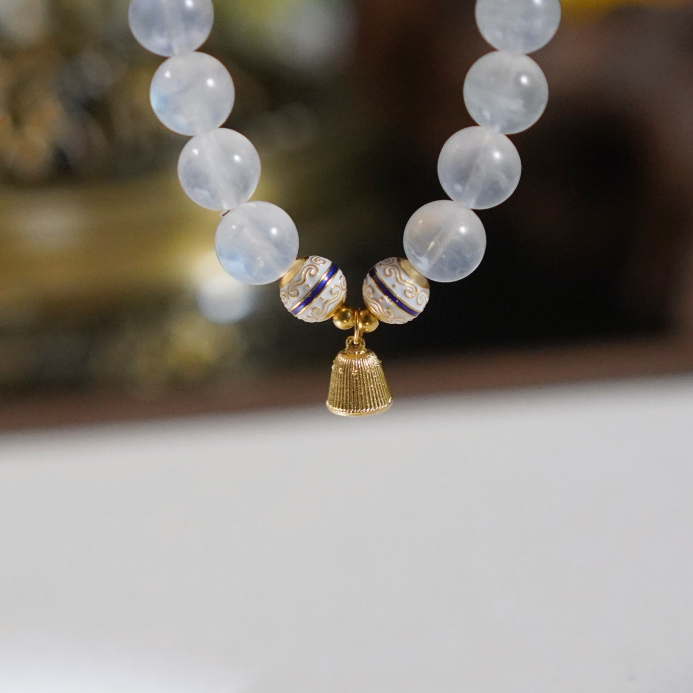 Protection-Blue Moonstone-Metal