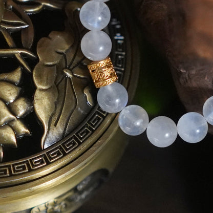 Protection-Blue Moonstone-Metal