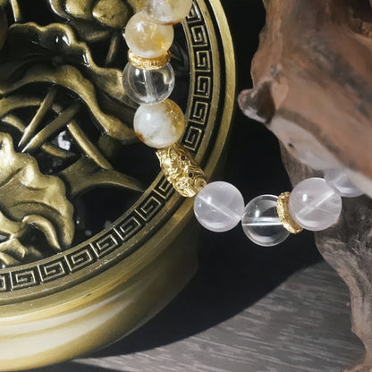 Love-Feathered Yellow Quartz-Earth