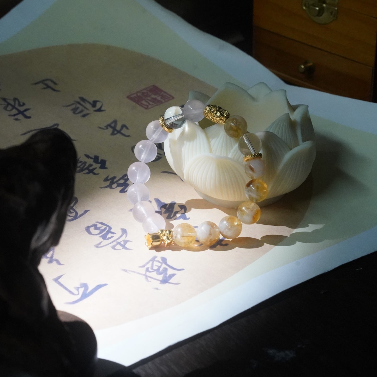 Love-Feathered Yellow Quartz-Earth